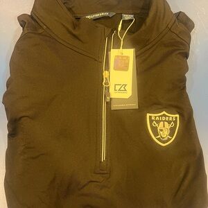 Raiders pullover quarter zip 3xl
